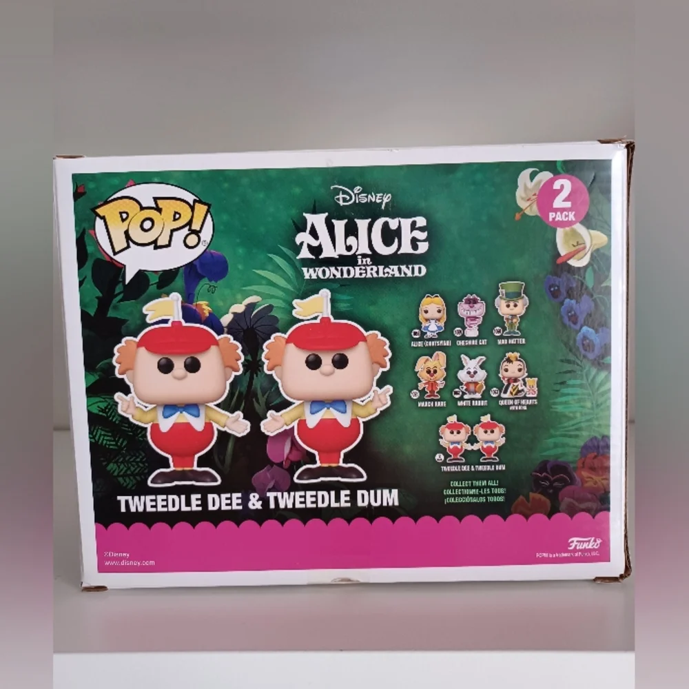 Tweedle Dee And Tweedle Dum From Alice In Wonderland‎ Disney 2 Pack Funko Pops